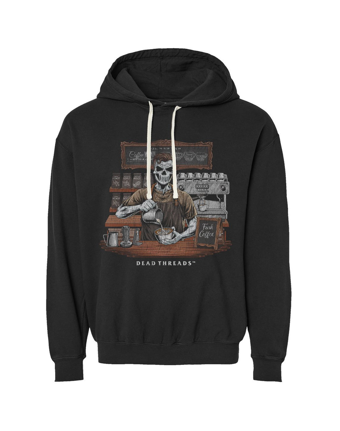GROUNDS FOR DEATH (MALE) - LIGHTWEIGHT HOODIE product image 3
