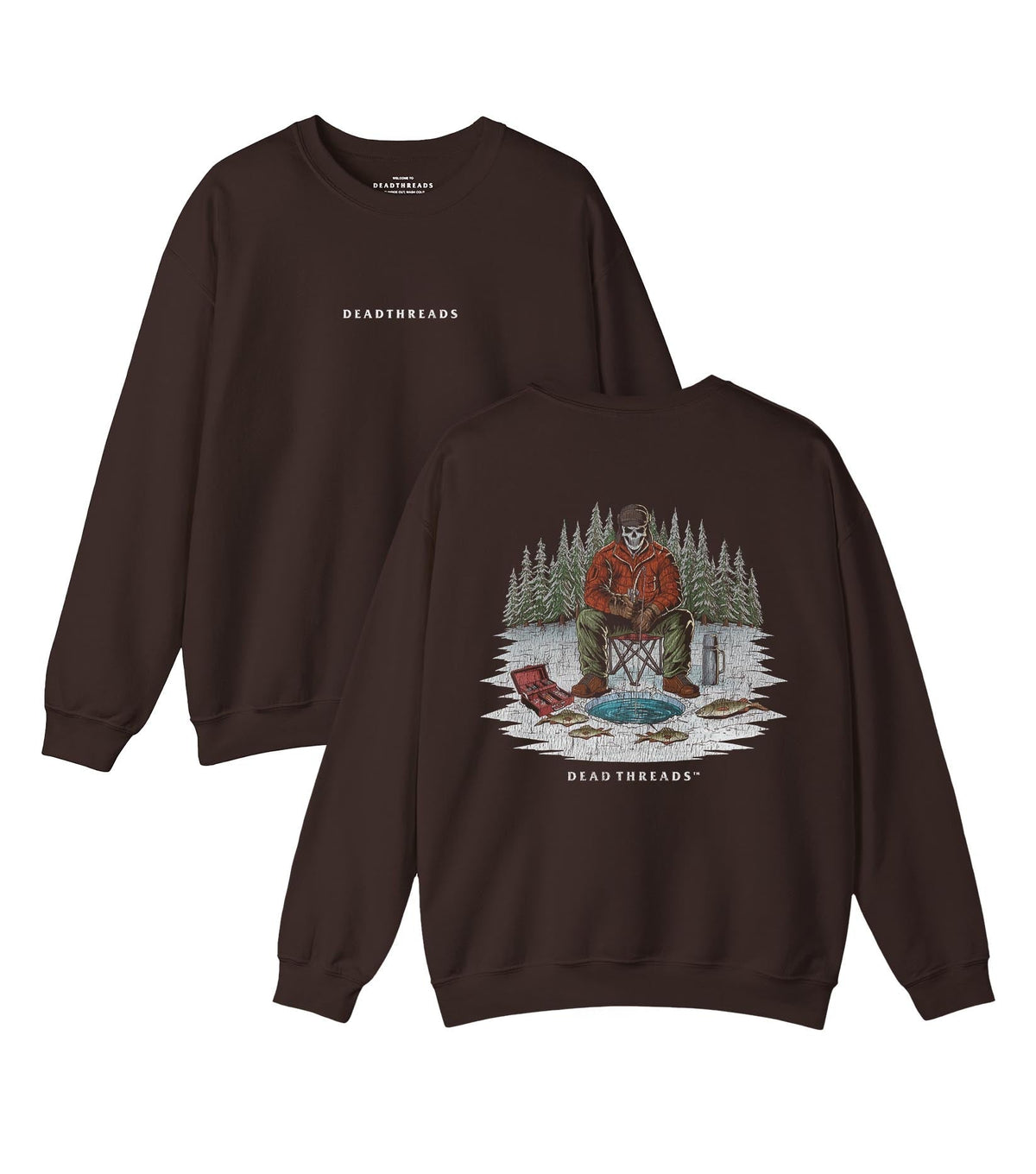 HELL OR HARDWATER - “DT ESSENTIAL" CREWNECK SWEATSHIRT product image 6
