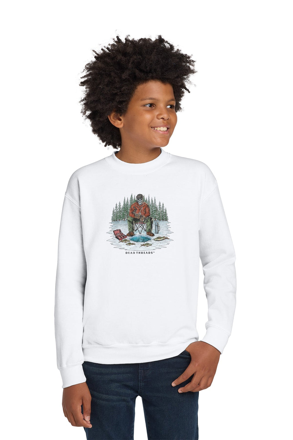 HELL OR HARDWATER KIDS CREWNECK SWEATSHIRT product image 4