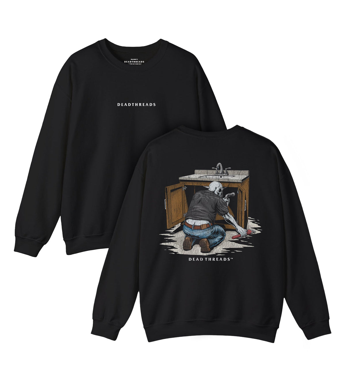 KILLER CRACK - “DT ESSENTIAL" CREWNECK SWEATSHIRT product image 1