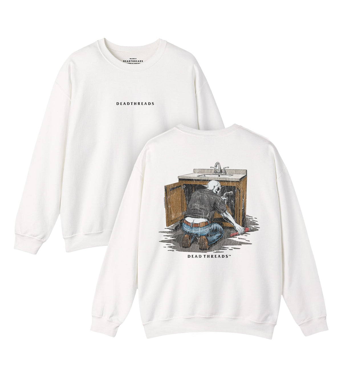 KILLER CRACK - “DT ESSENTIAL" CREWNECK SWEATSHIRT product image 2