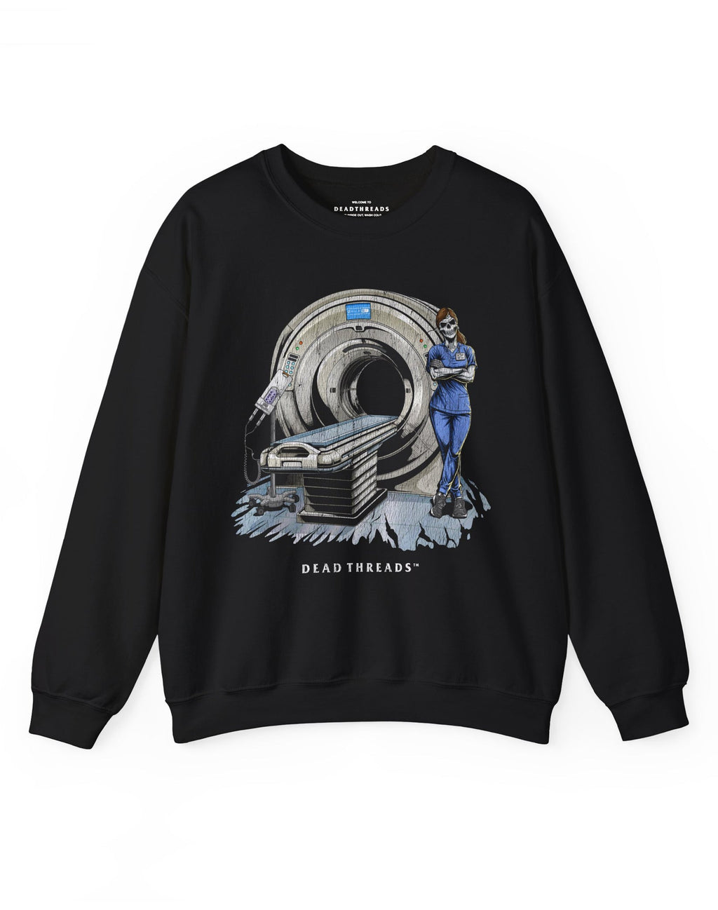RADIATION REAPER (CT, FEMALE) CREWNECK SWEATSHIRT product image 1