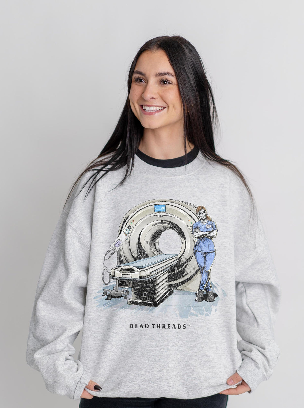 RADIATION REAPER (CT, FEMALE) CREWNECK SWEATSHIRT product image 6