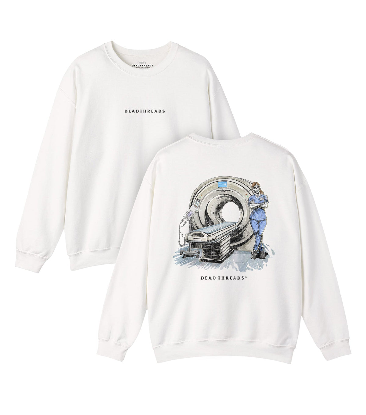 RADIATION REAPER (CT, FEMALE) - “DT ESSENTIAL" CREWNECK product image 2