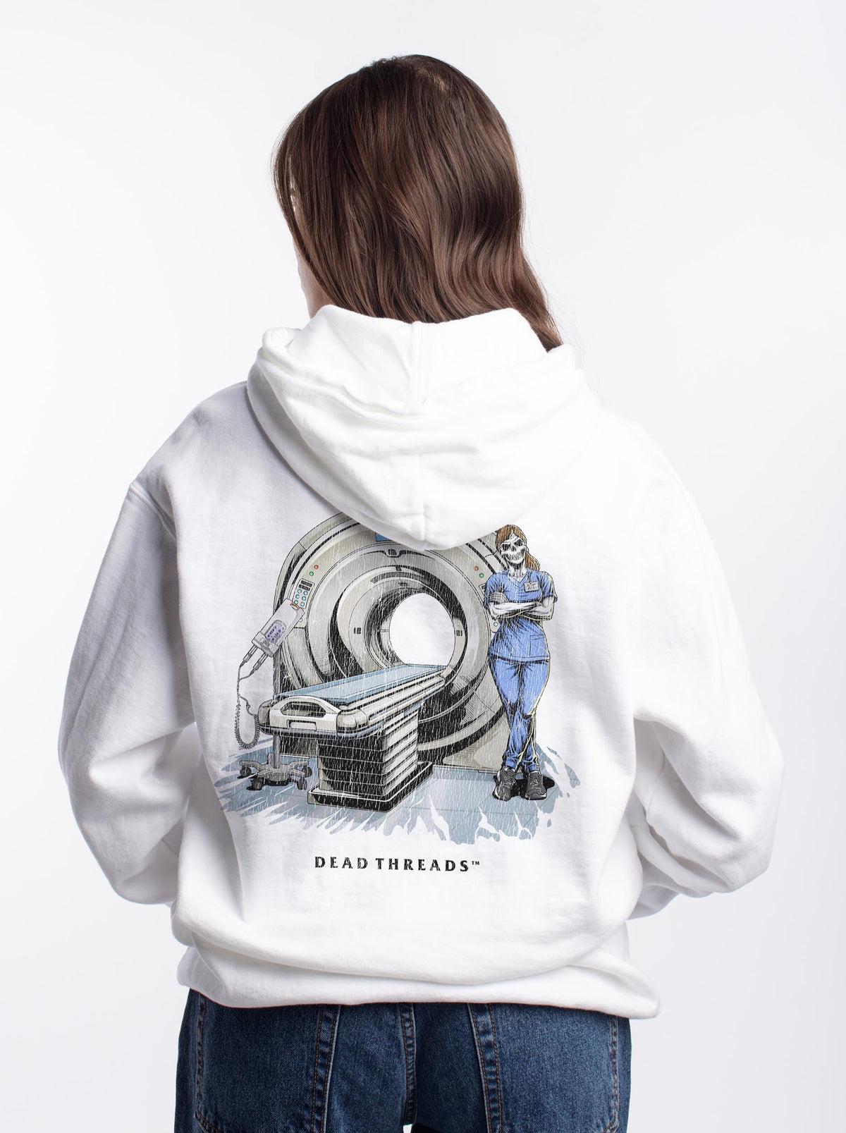 RADIATION REAPER (CT, FEMALE) - “DT ESSENTIAL" HOODIE product image 8