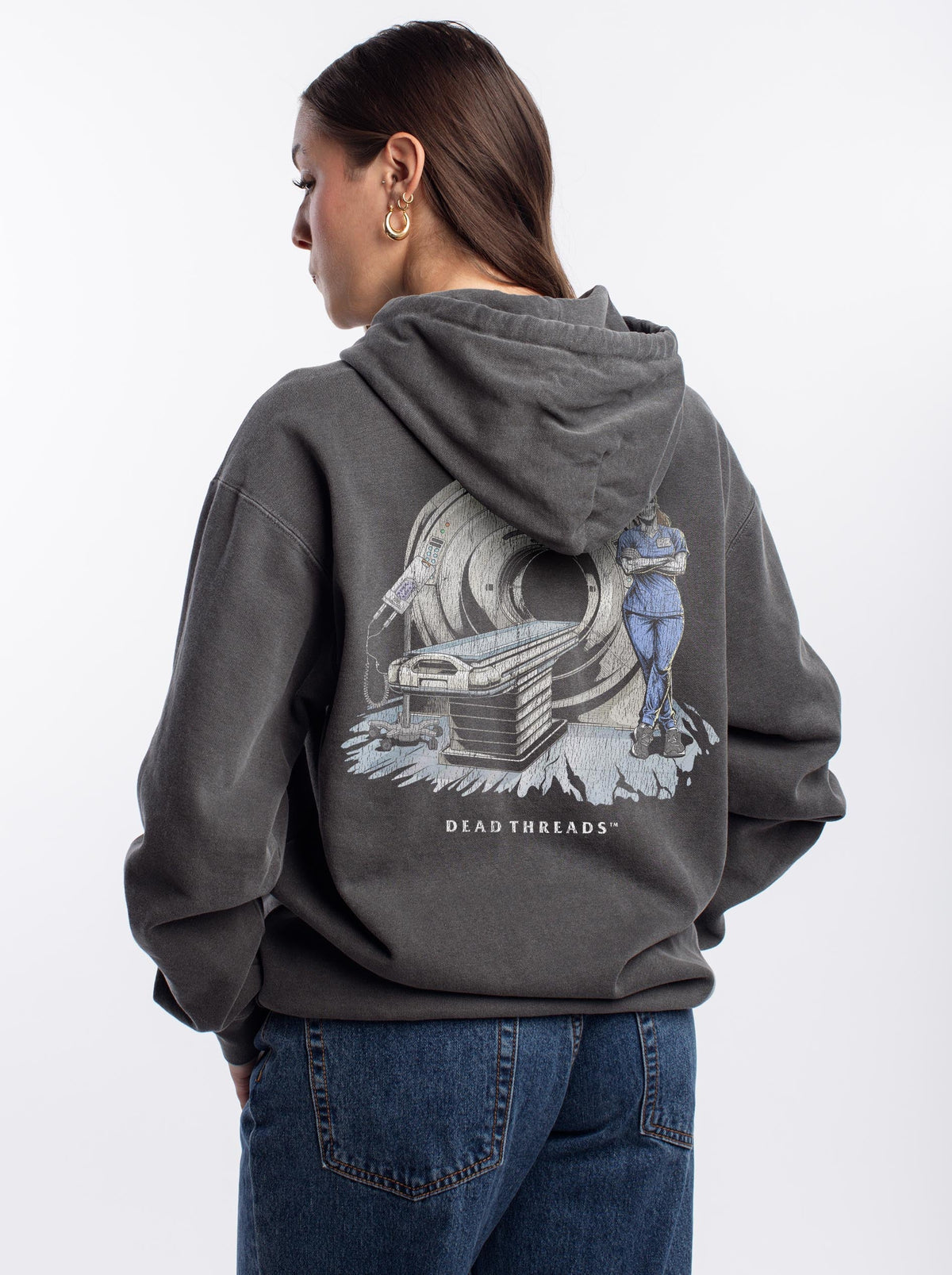 RADIATION REAPER (CT, FEMALE) - “DT ESSENTIAL" HOODIE product image 3