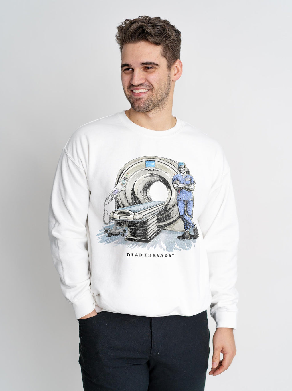 RADIATION REAPER (CT, MALE) CREWNECK SWEATSHIRT product image 4
