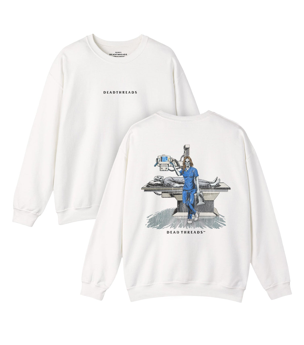 RADIATION REAPER (X-RAY, FEMALE) - “DT ESSENTIAL" CREWNECK product image 2