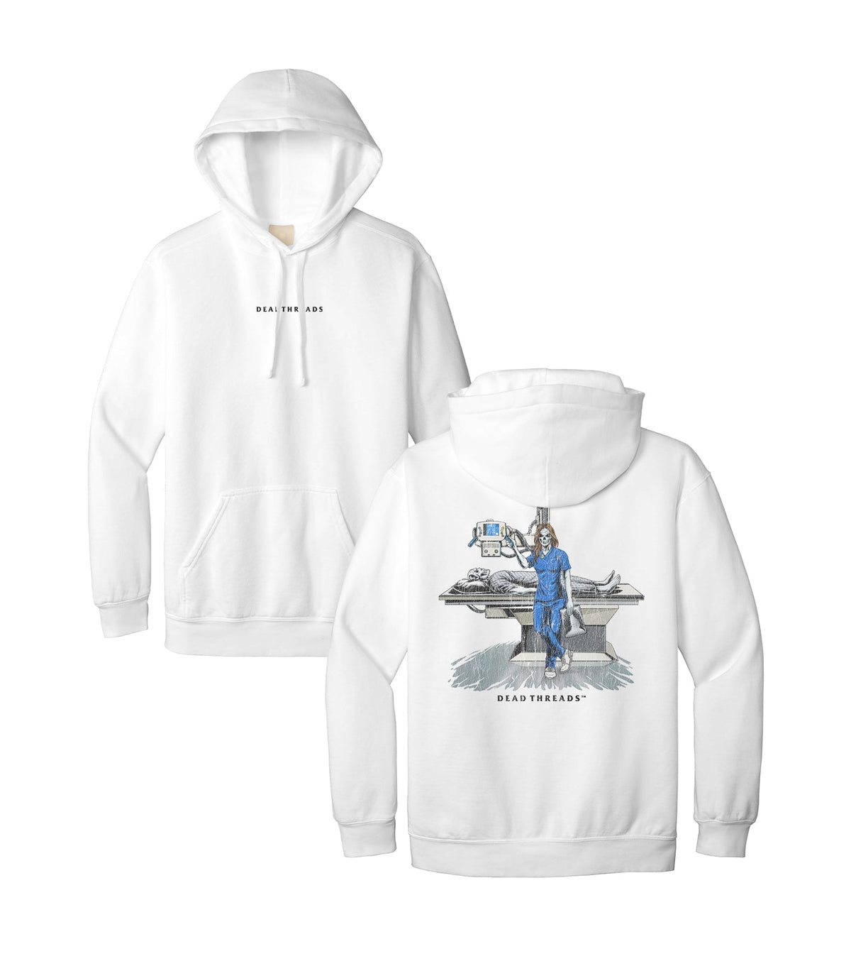 RADIATION REAPER (X-RAY, FEMALE) - “DT ESSENTIAL" HOODIE product image 4