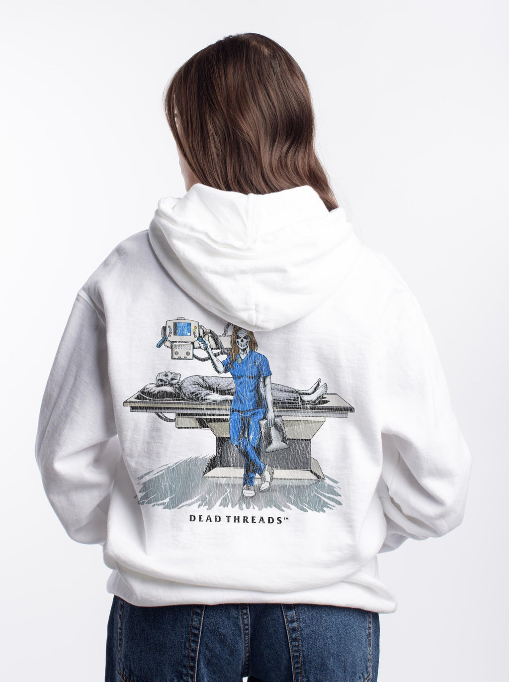 RADIATION REAPER (X-RAY, FEMALE) - “DT ESSENTIAL" HOODIE product image 6
