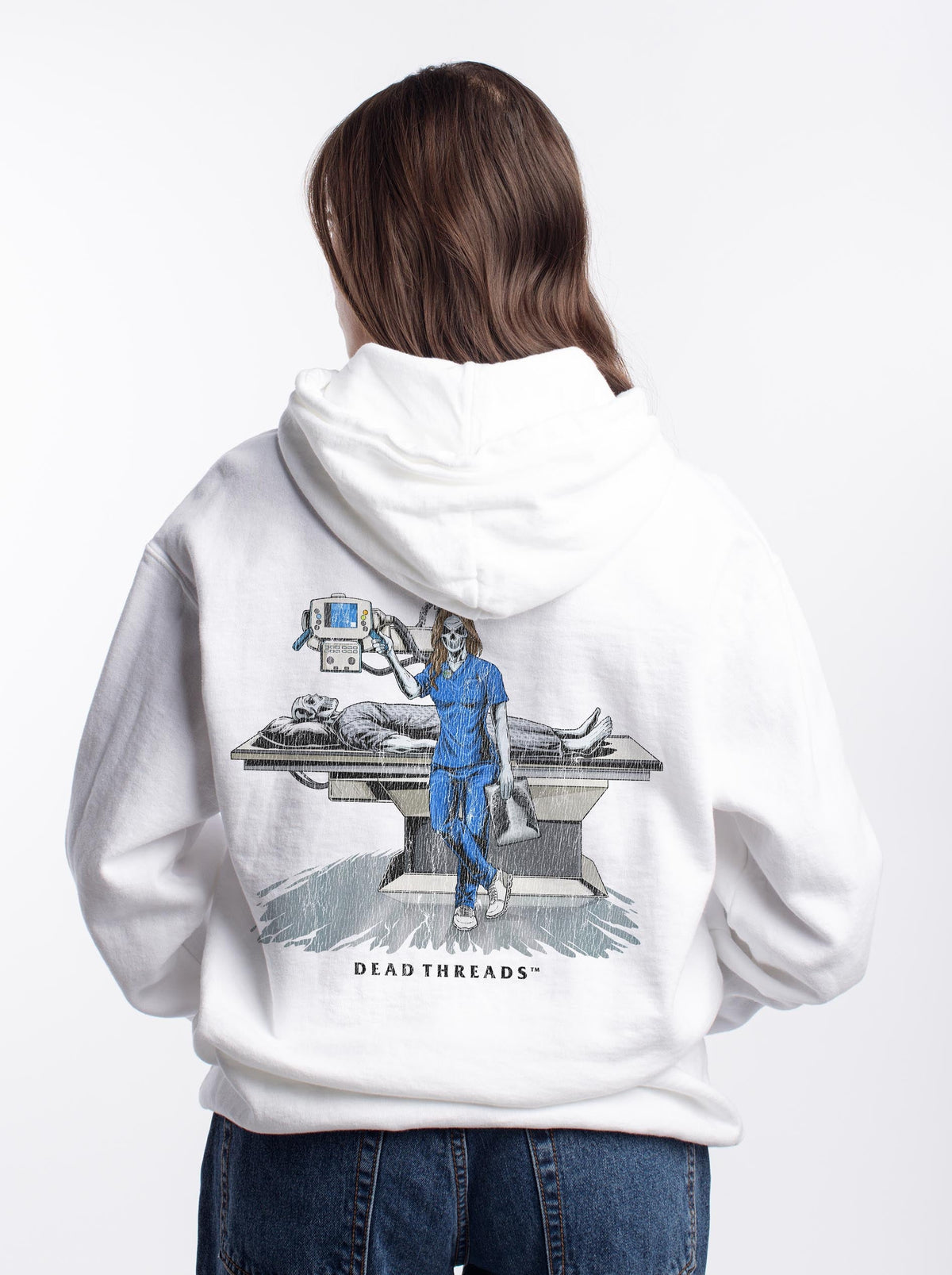 RADIATION REAPER (X-RAY, FEMALE) - “DT ESSENTIAL" HOODIE product image 6