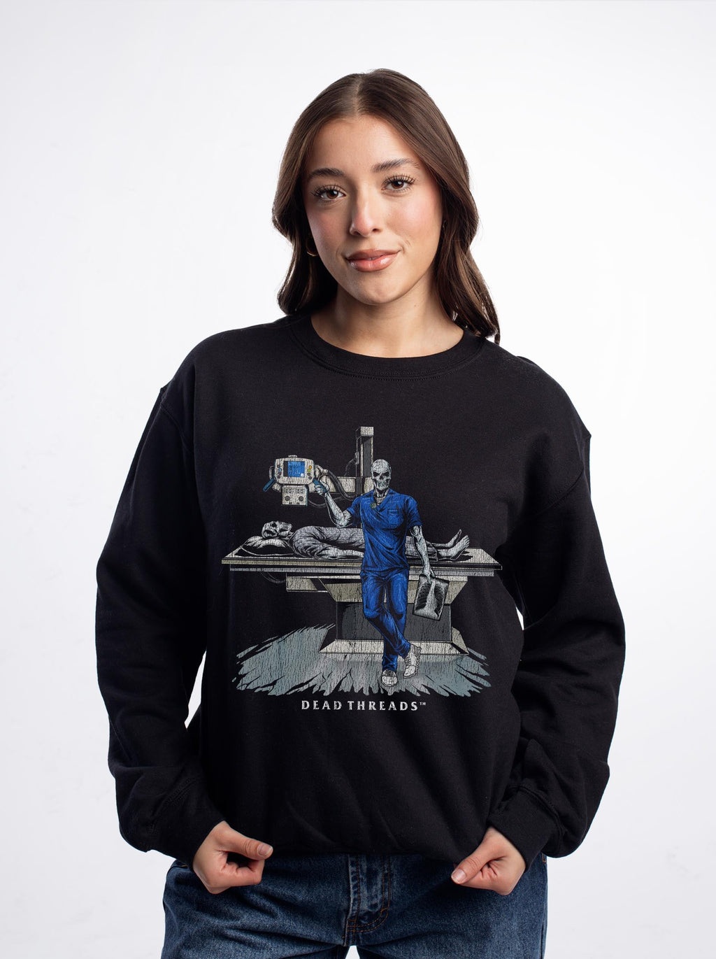 RADIATION REAPER (X-RAY, MALE) CREWNECK SWEATSHIRT product image 4