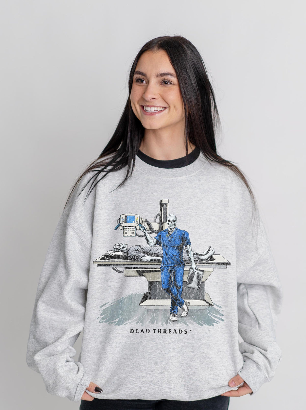 RADIATION REAPER (X-RAY, MALE) CREWNECK SWEATSHIRT product image 6