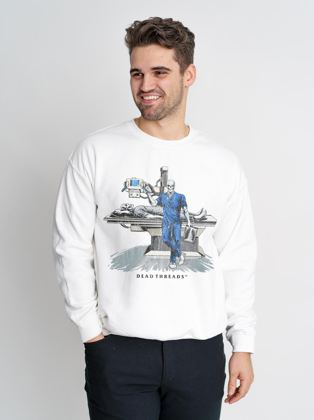 RADIATION REAPER (X-RAY, MALE) CREWNECK SWEATSHIRT product image 2