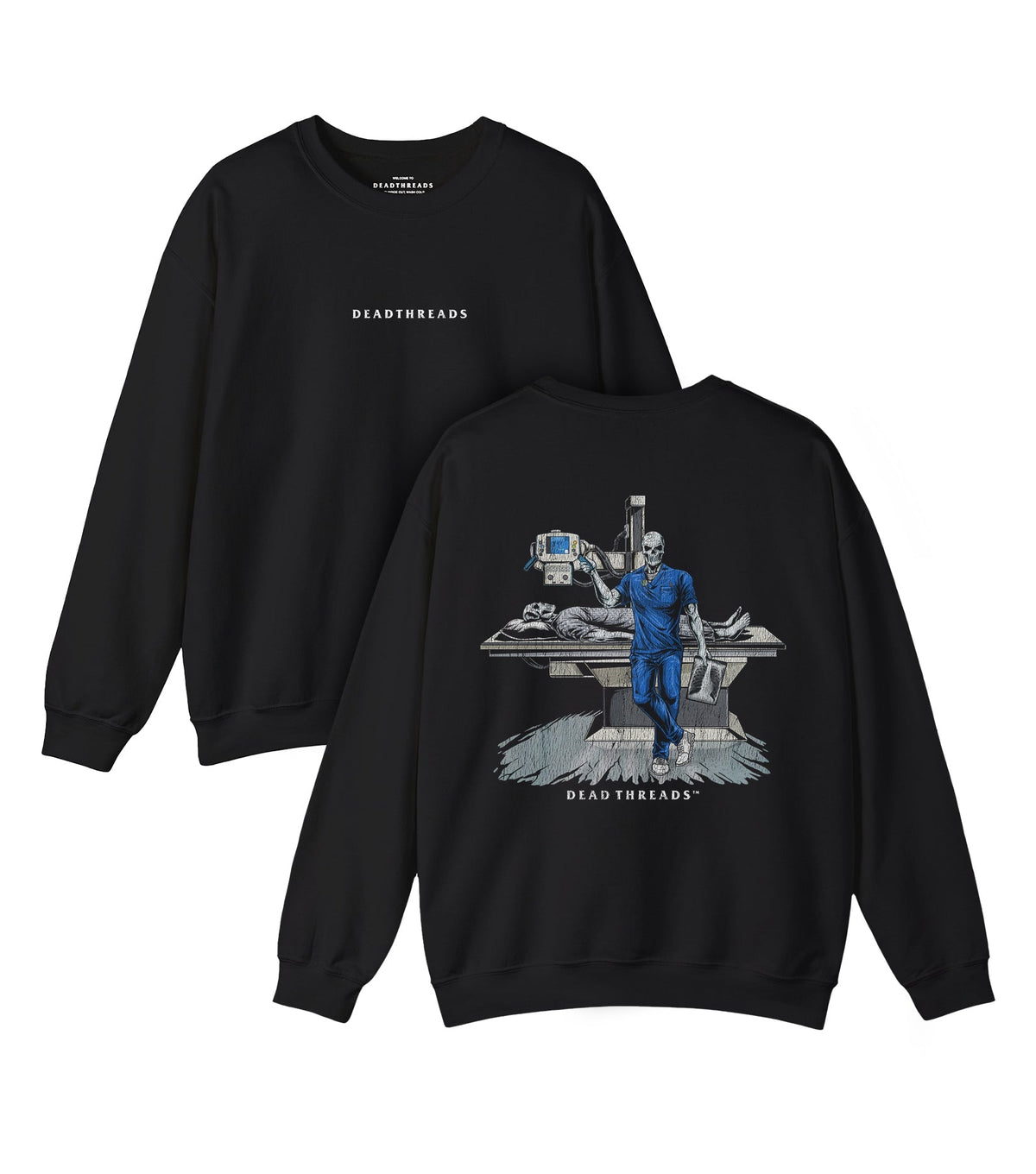 RADIATION REAPER (X-RAY, MALE) - “DT ESSENTIAL" CREWNECK product image 1