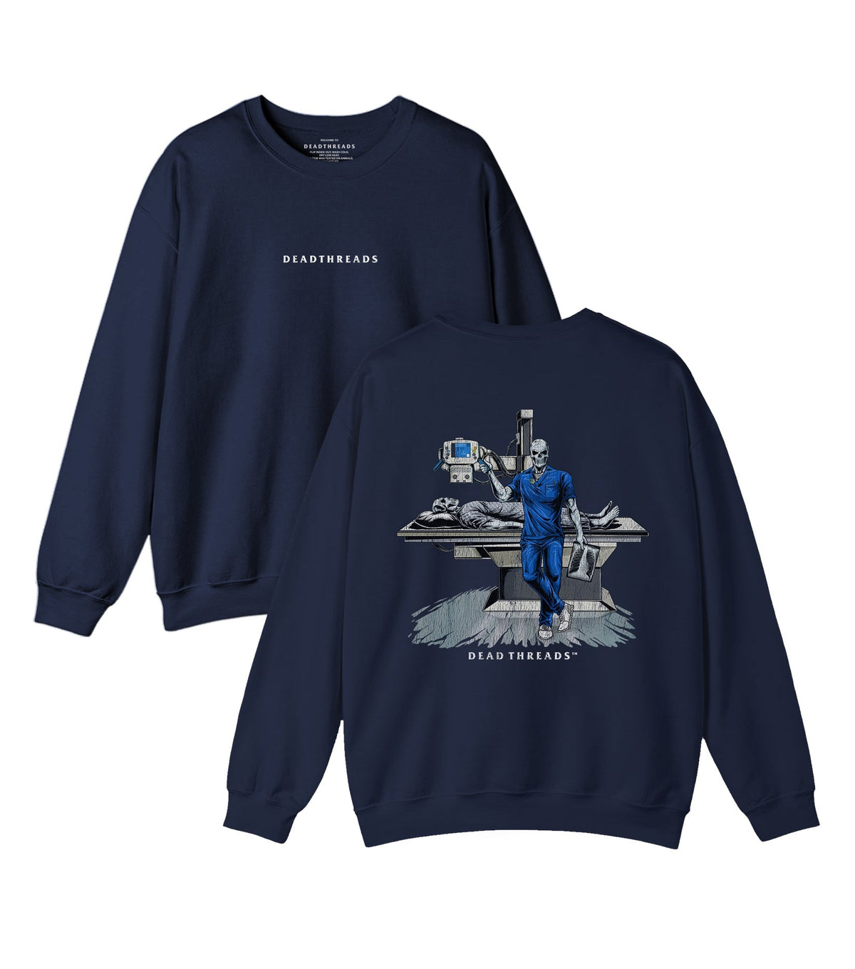 RADIATION REAPER (X-RAY, MALE) - “DT ESSENTIAL" CREWNECK product image 4