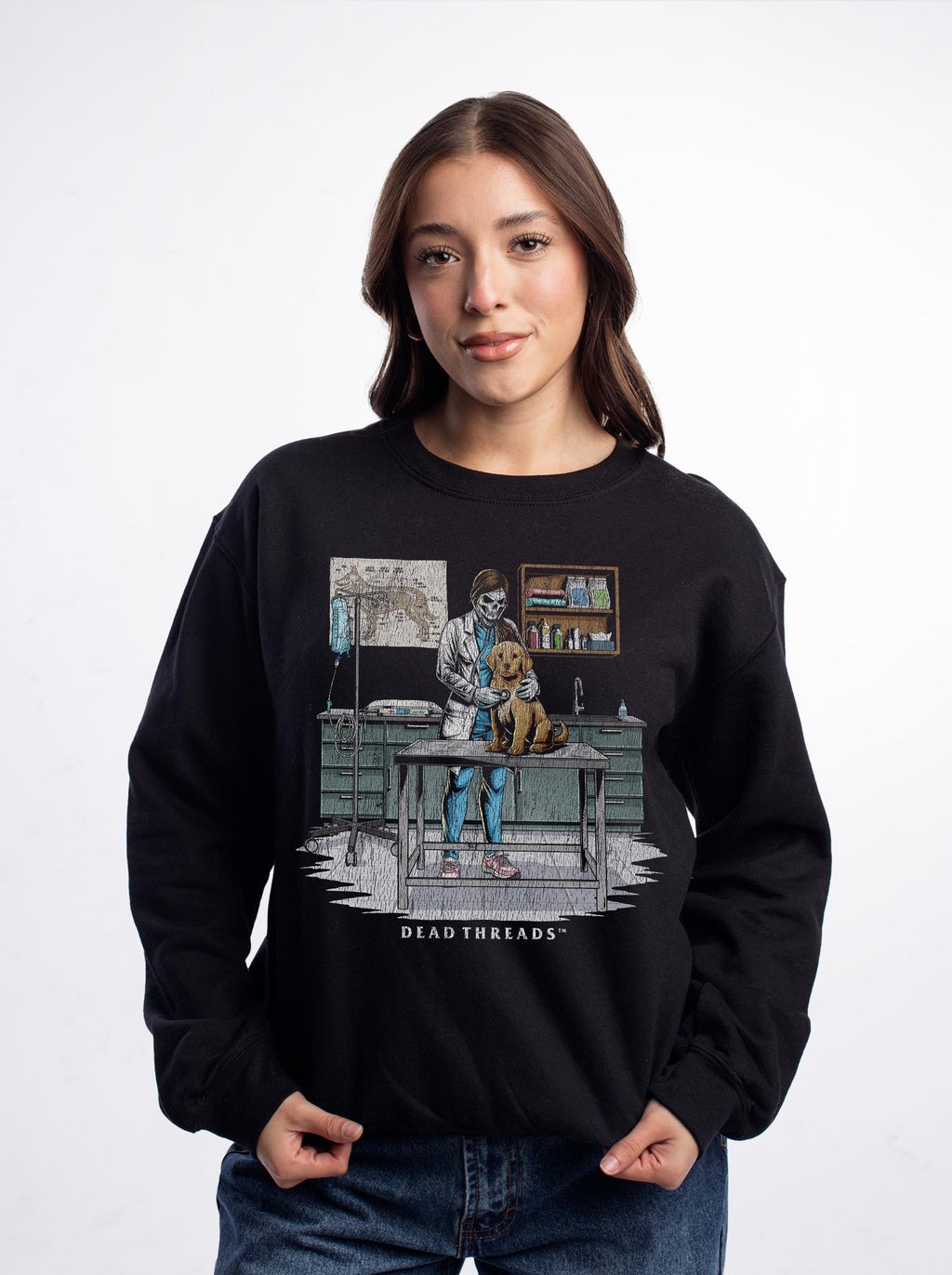 SCARS & ADRs (JACKET, FEMALE) CREWNECK SWEATSHIRT product image 2