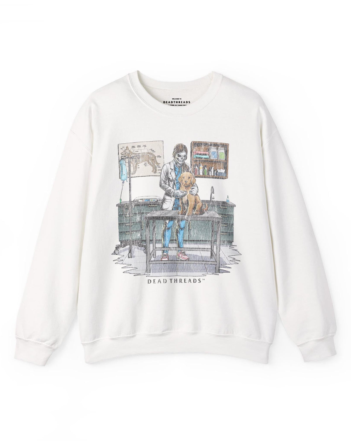 SCARS & ADRs (JACKET, FEMALE) CREWNECK SWEATSHIRT product image 3
