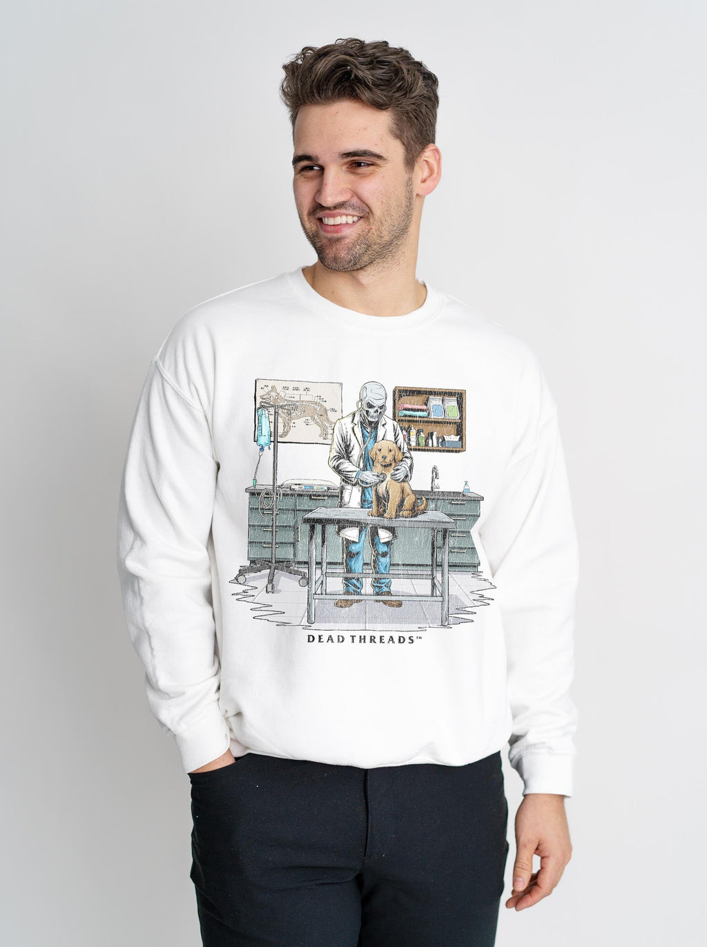 SCARS & ADRs (JACKET, MALE) CREWNECK SWEATSHIRT product image 2
