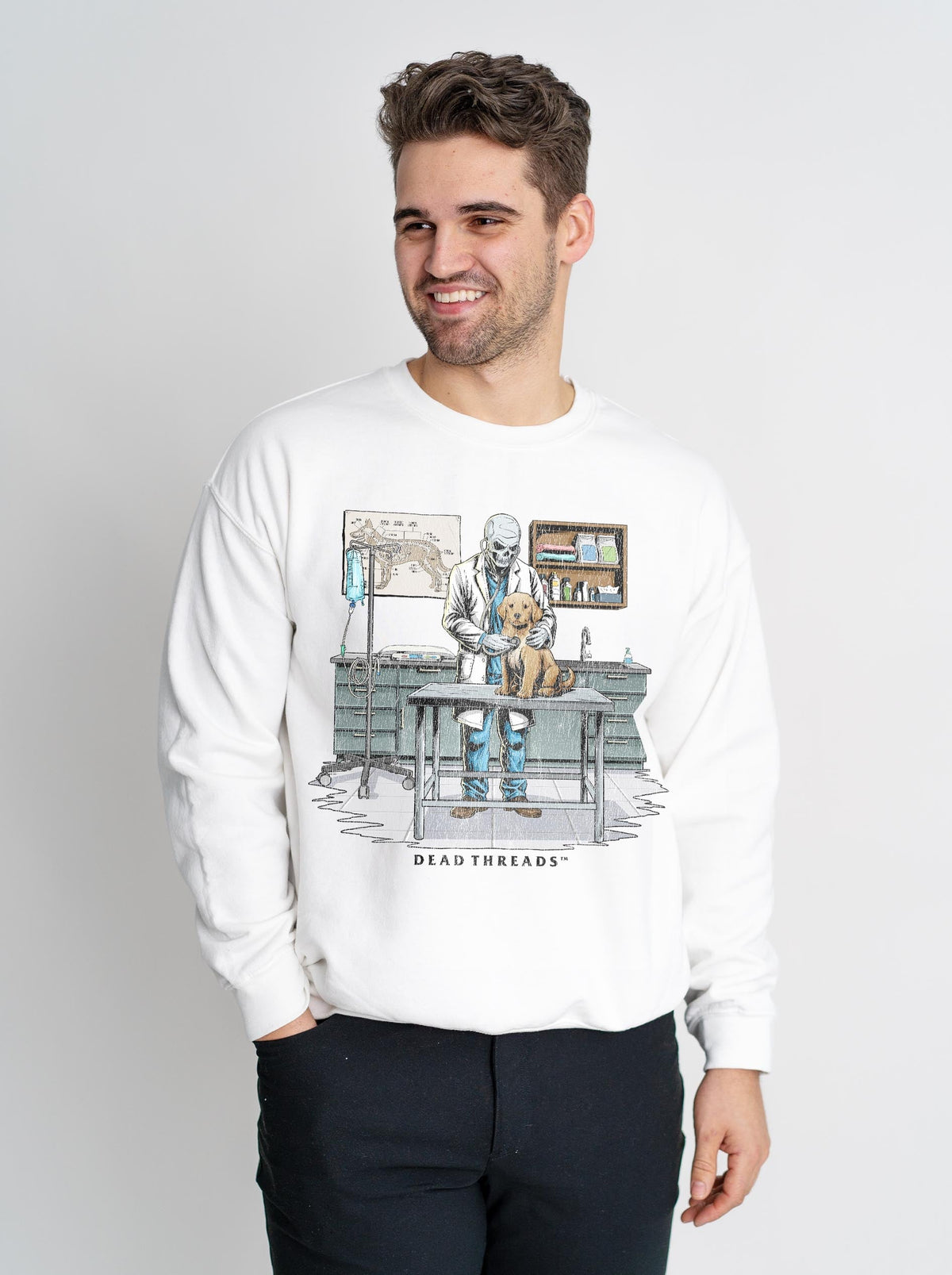 SCARS & ADRs (JACKET, MALE) CREWNECK SWEATSHIRT product image 2