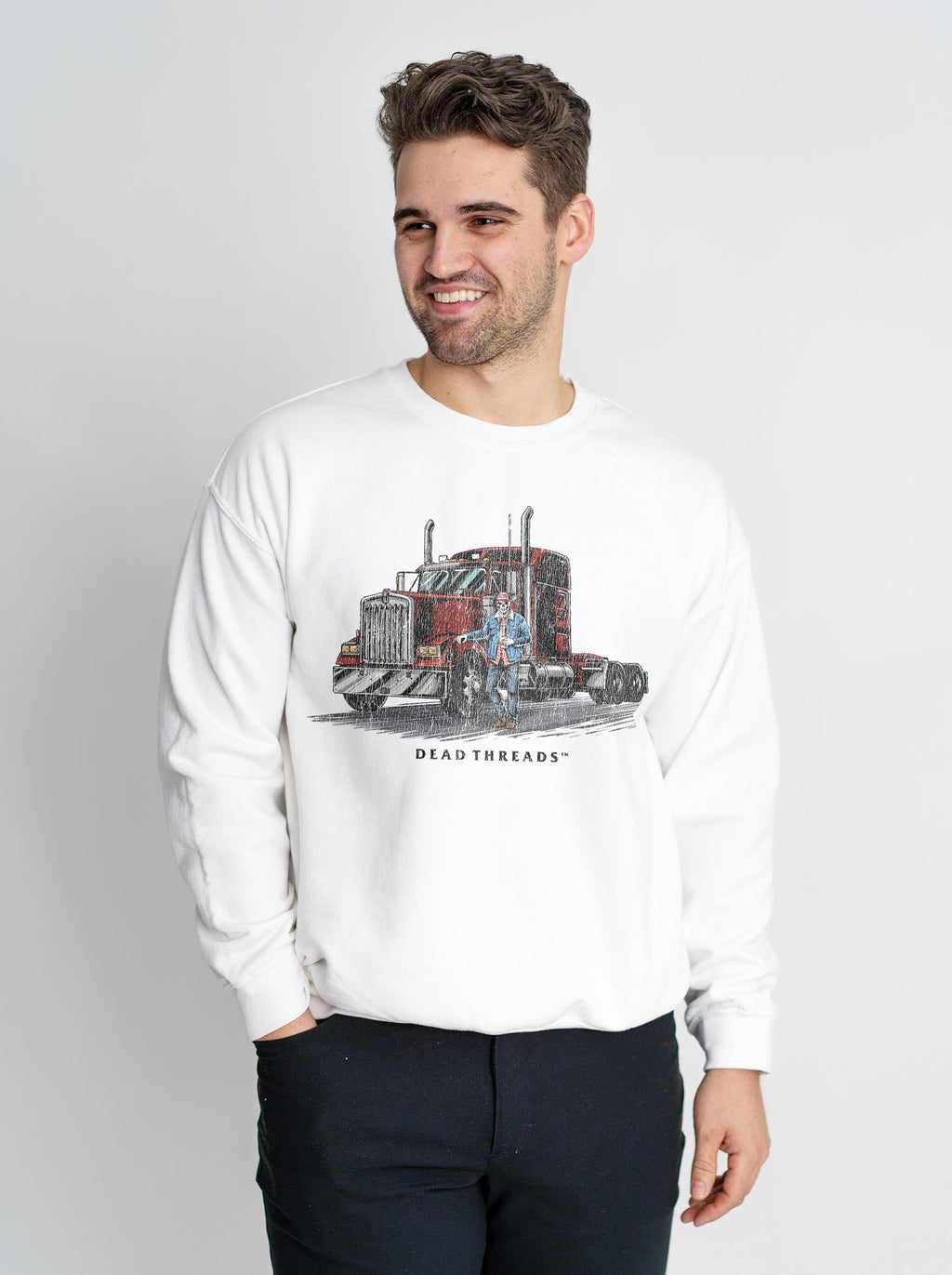 TRUCKED UP CREWNECK SWEATSHIRT product image 4