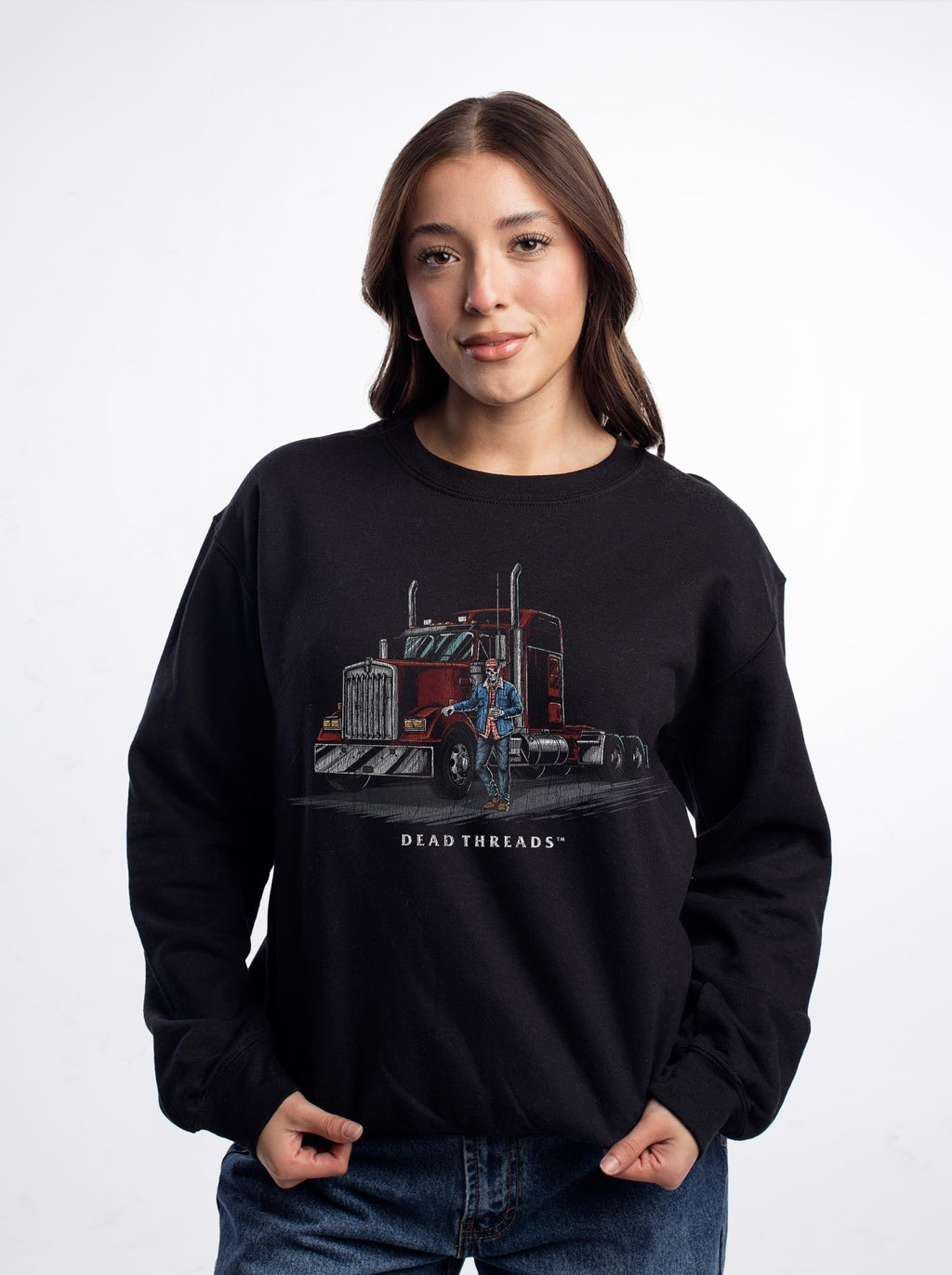 TRUCKED UP CREWNECK SWEATSHIRT product image 2