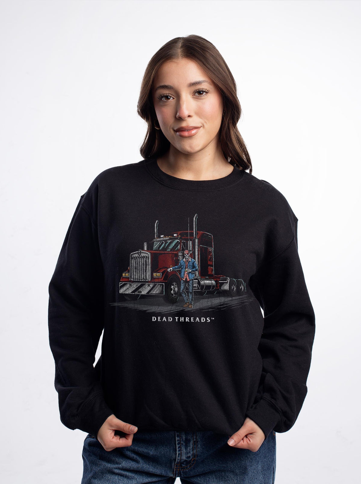 TRUCKED UP CREWNECK SWEATSHIRT product image 2