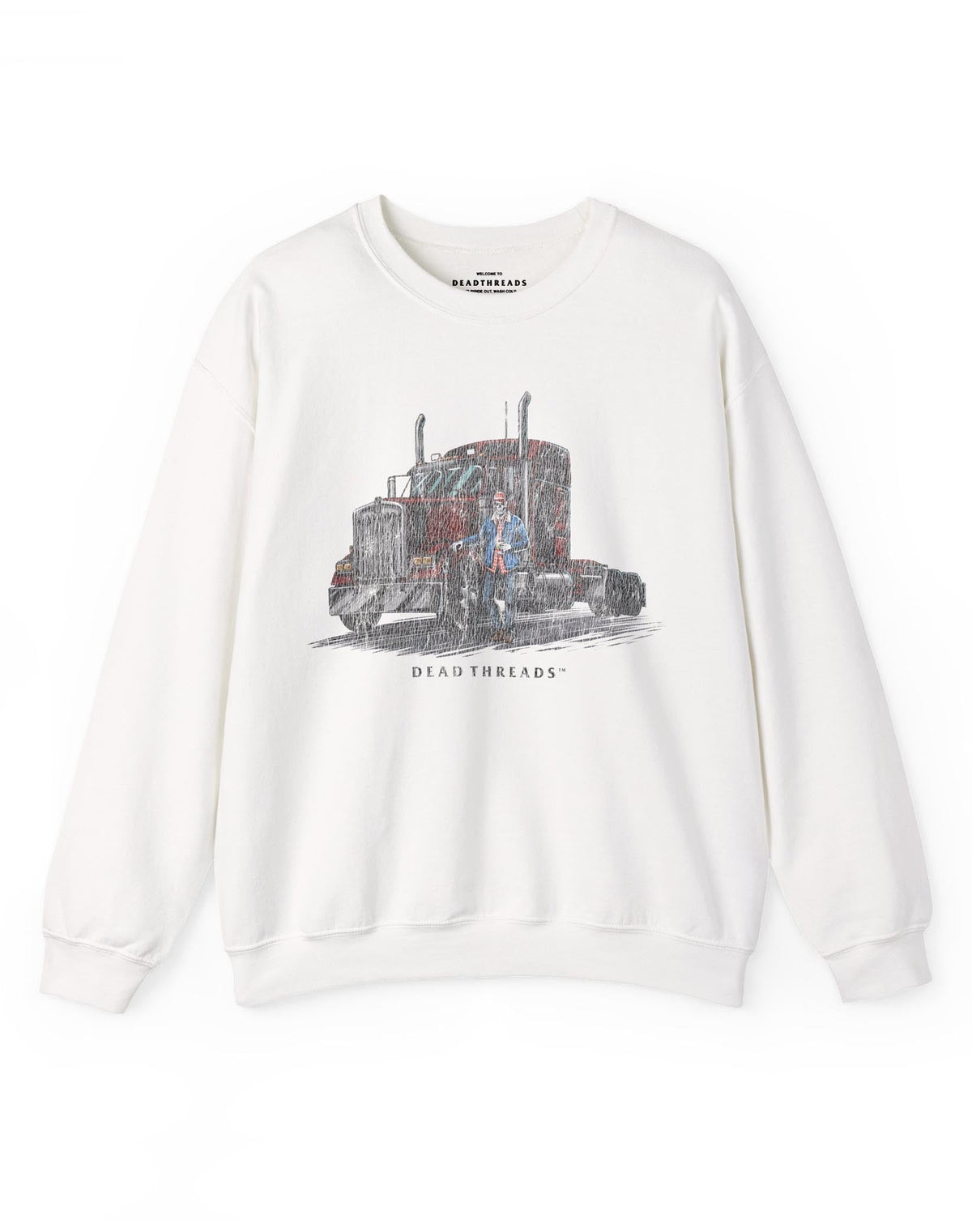 TRUCKED UP CREWNECK SWEATSHIRT product image 3