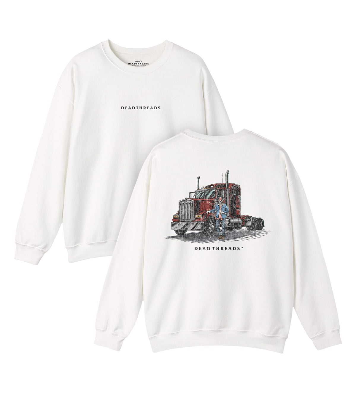 TRUCKED UP - “DT ESSENTIAL" CREWNECK SWEATSHIRT product image 2