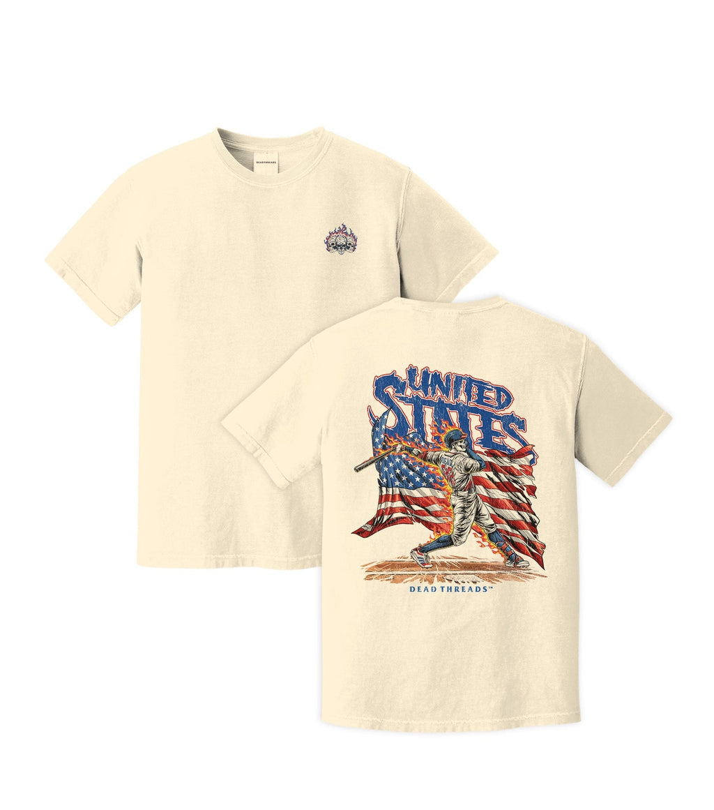 USA BASEBALL - “3 SKULL” PREMIUM T-SHIRT product image 10