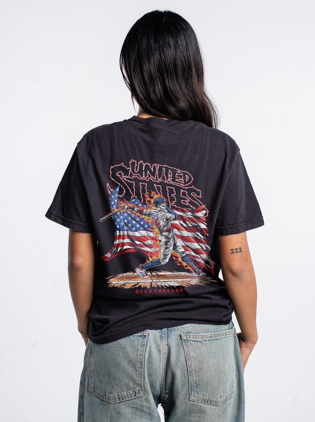 USA BASEBALL - “3 SKULL” PREMIUM T-SHIRT product image 6