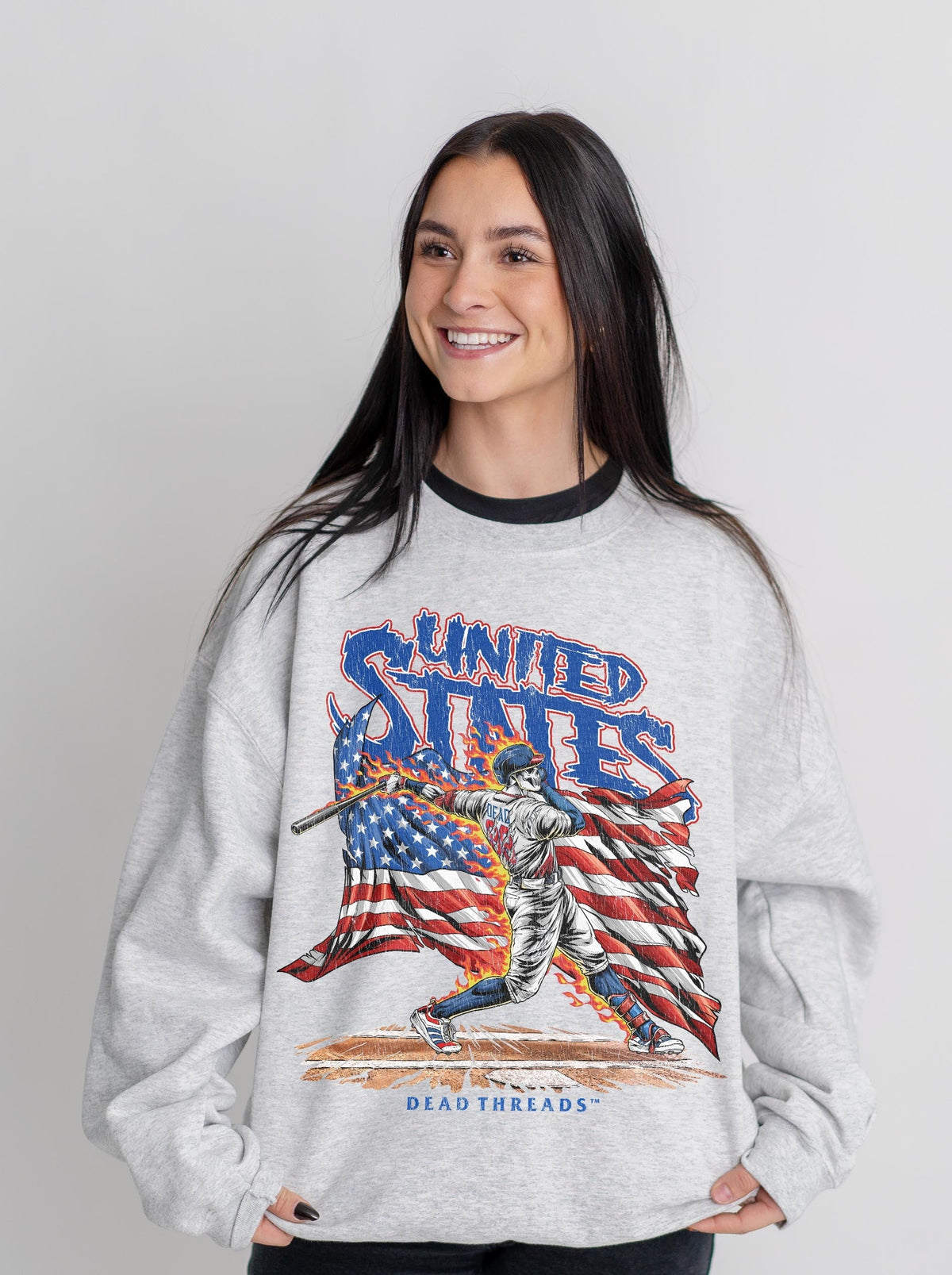 USA BASEBALL CREWNECK SWEATSHIRT product image 8