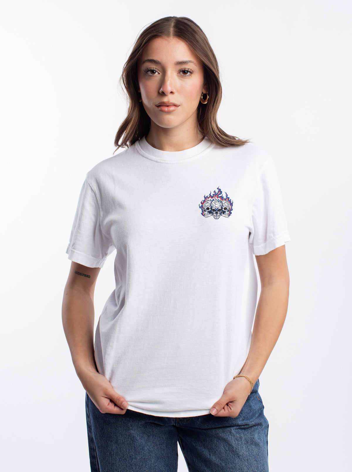 USA HOCKEY v1 - “3 SKULL” PREMIUM T-SHIRT (LIMITED) product image 2