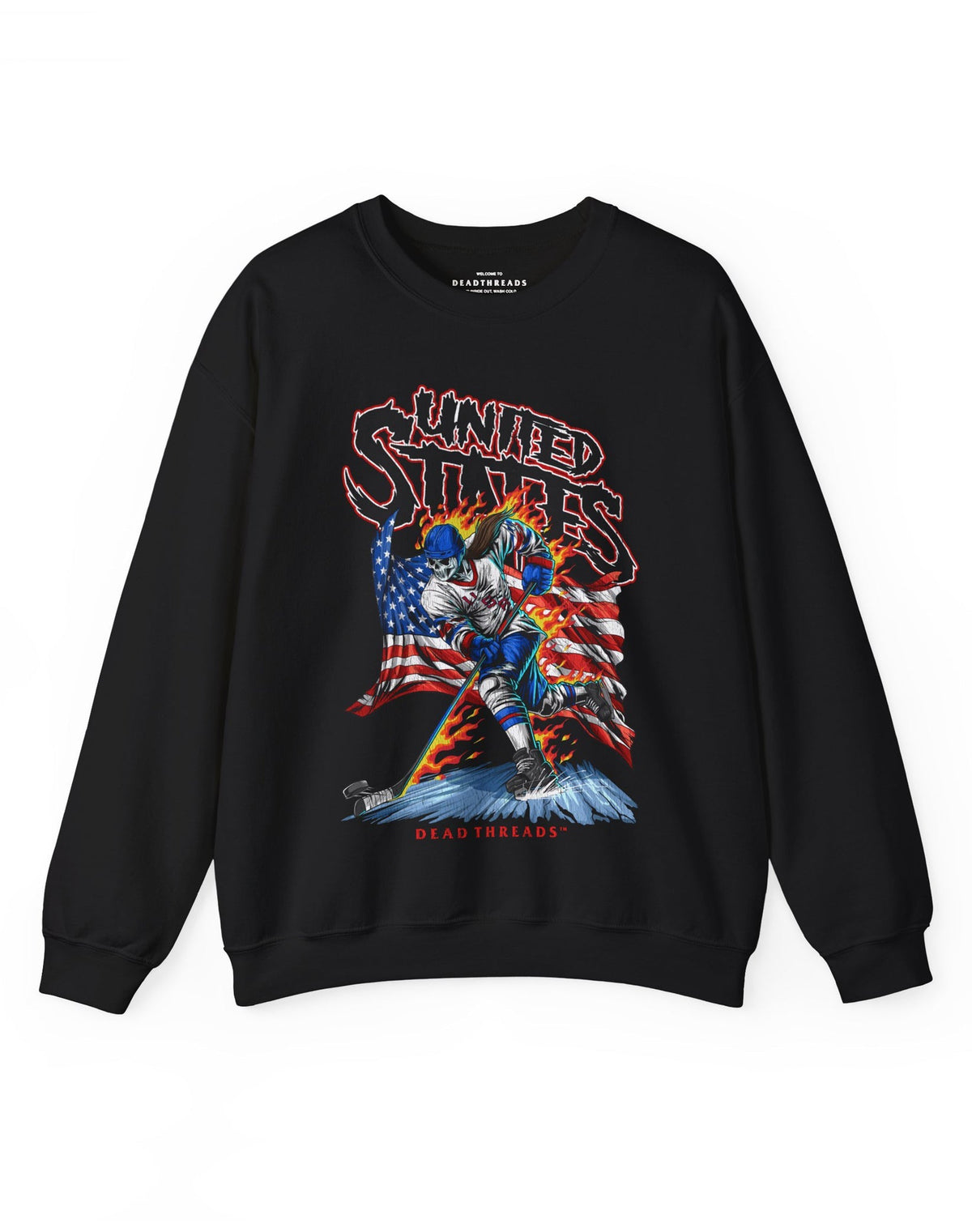 USA HOCKEY v1 (WOMEN) CREWNECK SWEATSHIRT product image 3