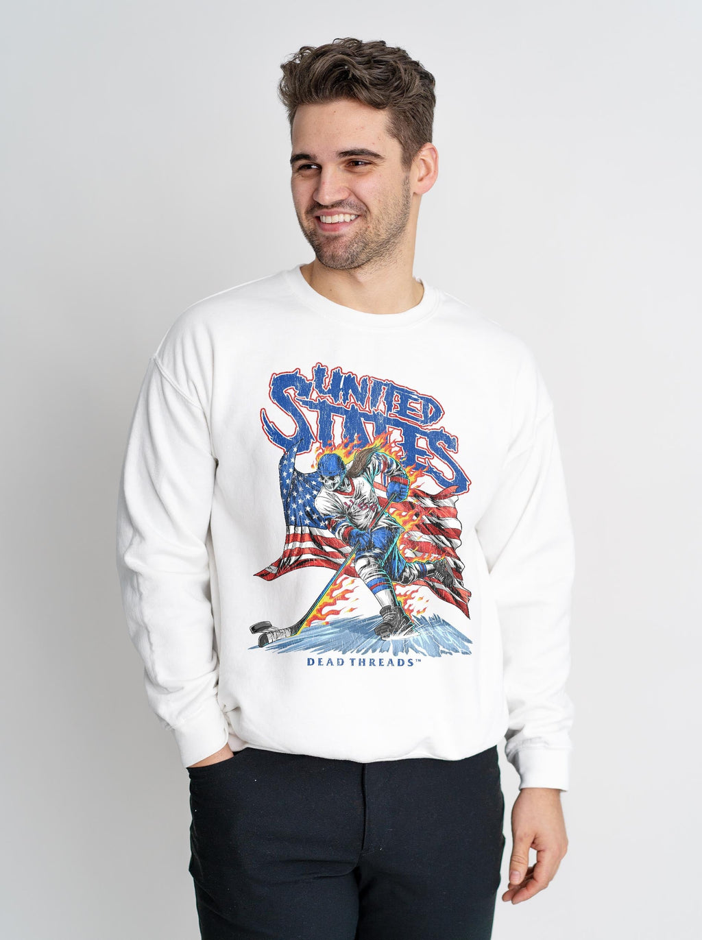 USA HOCKEY v1 (WOMEN) CREWNECK SWEATSHIRT product image 6