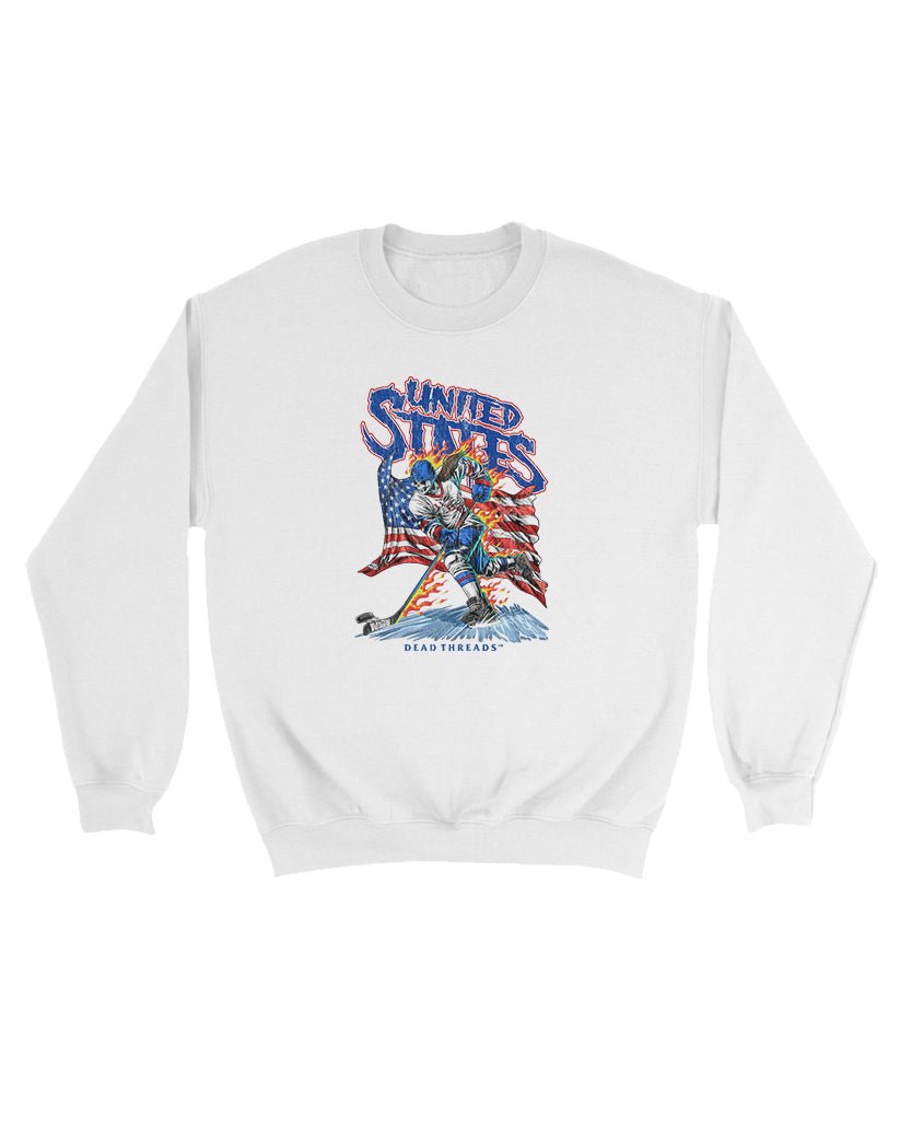 USA HOCKEY v1 (WOMEN) KIDS CREWNECK SWEATSHIRT product image 3