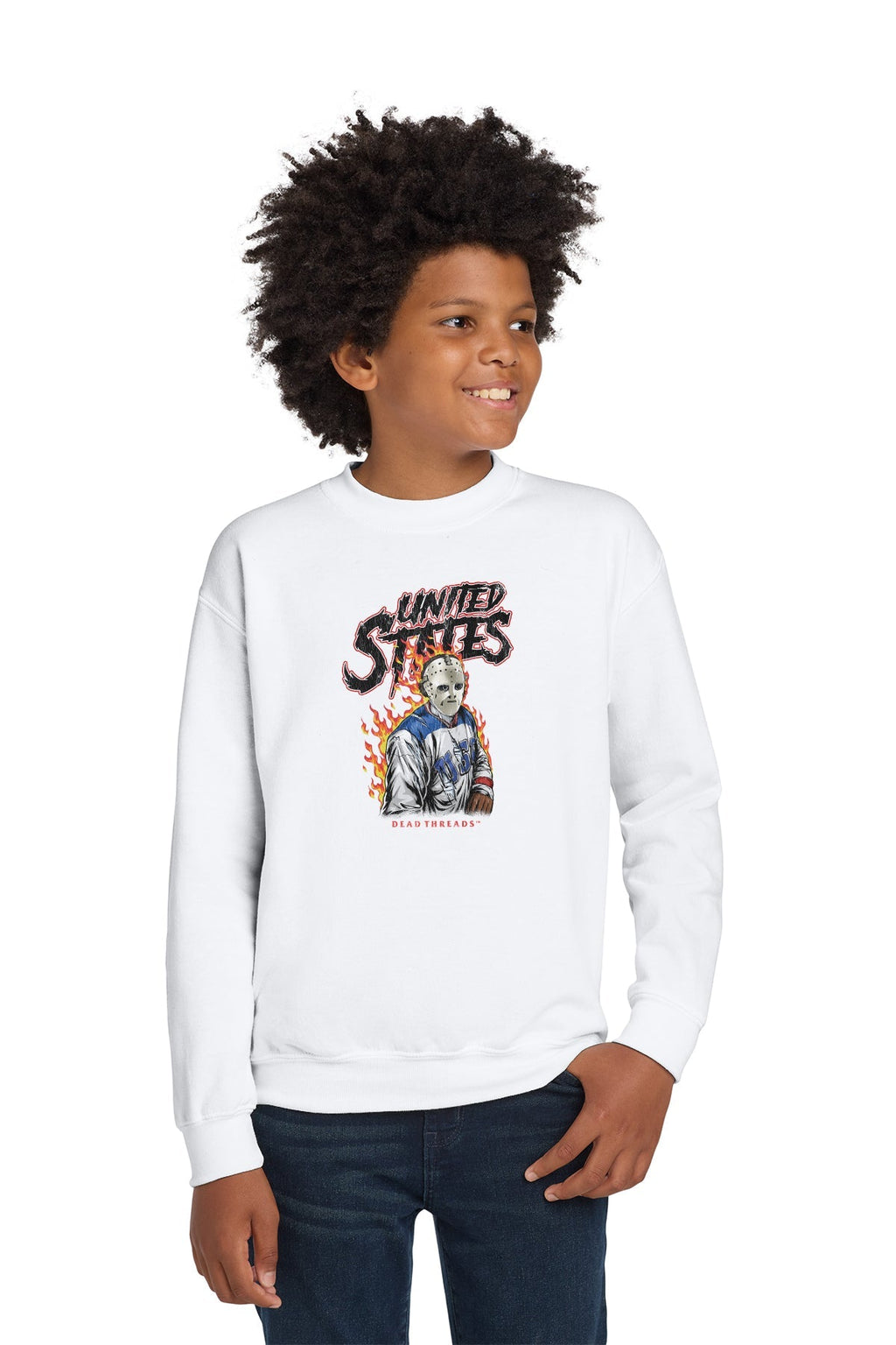 USA HOCKEY v2 KIDS CREWNECK SWEATSHIRT product image 4