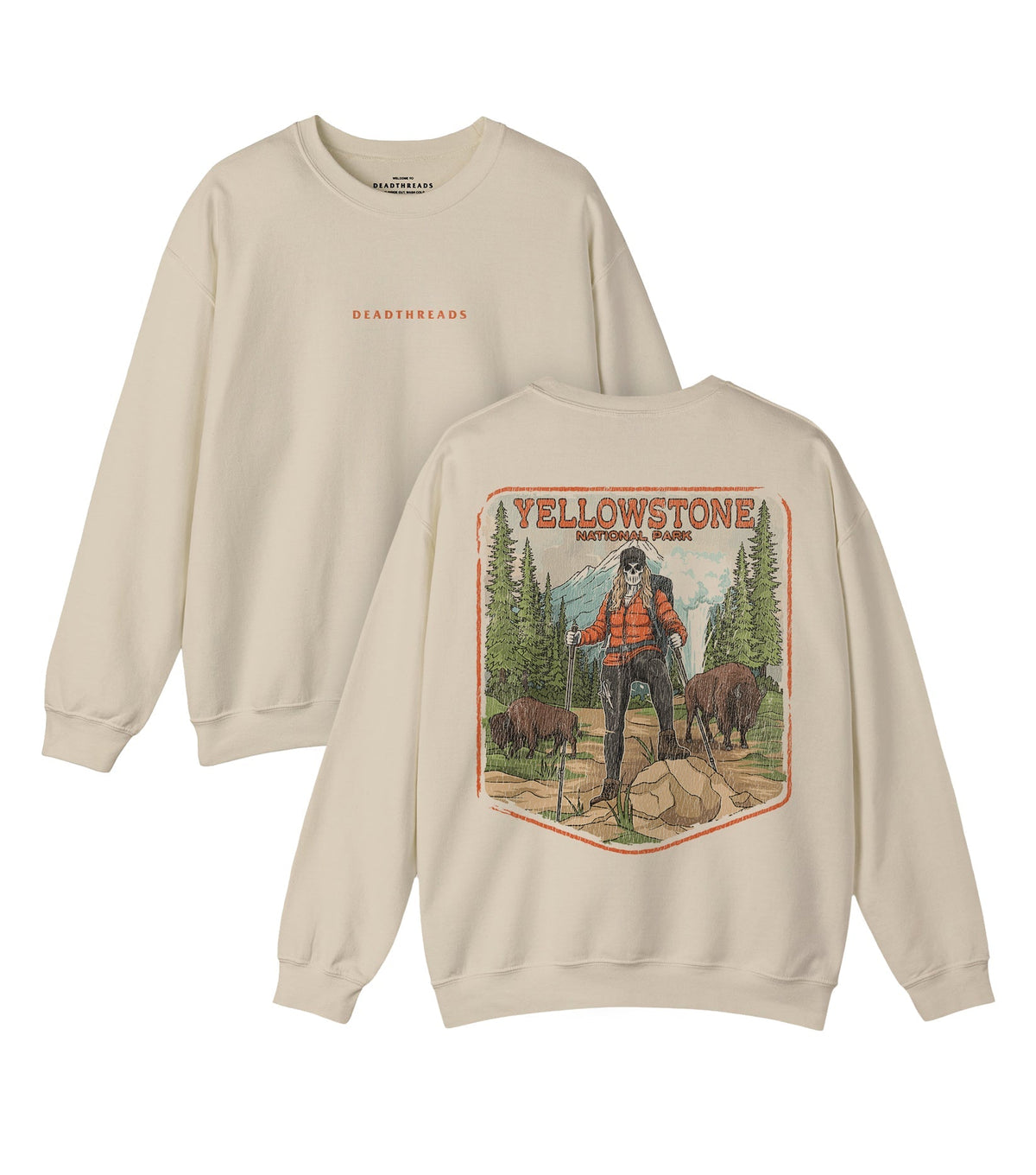 YELLOWSTONE NATIONAL PARK (MALE) - “DT ESSENTIAL" CREWNECK product image 3